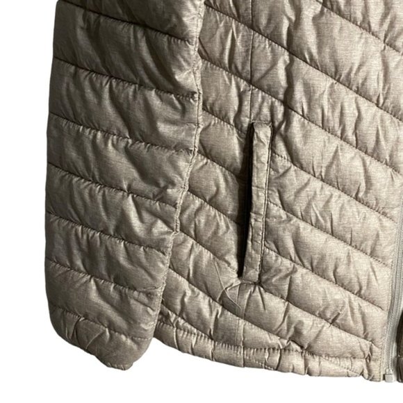 Mountain Warehouse Women's Light Gray Hooded Puffer Jacket - Picture 4 of 8